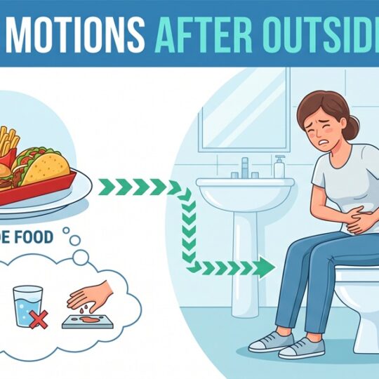 loose motions after outside food
